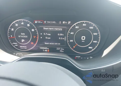 2016 Audi Tt 2.0T из США, поврежденный, VIN TRUT5CFV0G1024005